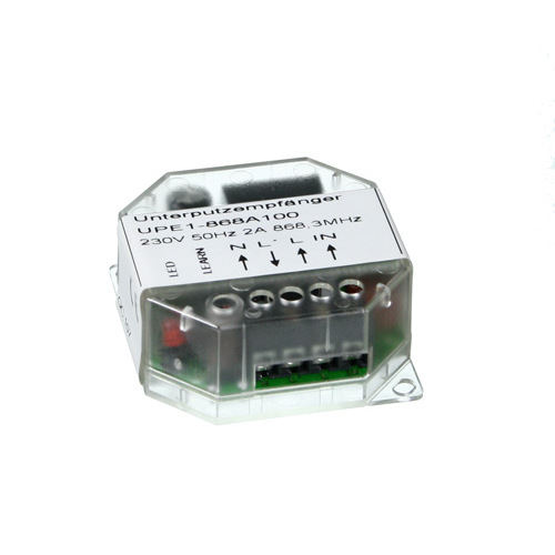 [FF-DI5.86A-230U] 1 Kanal Unterputz-Funkempfänger 868,30 MHz AM - 230V