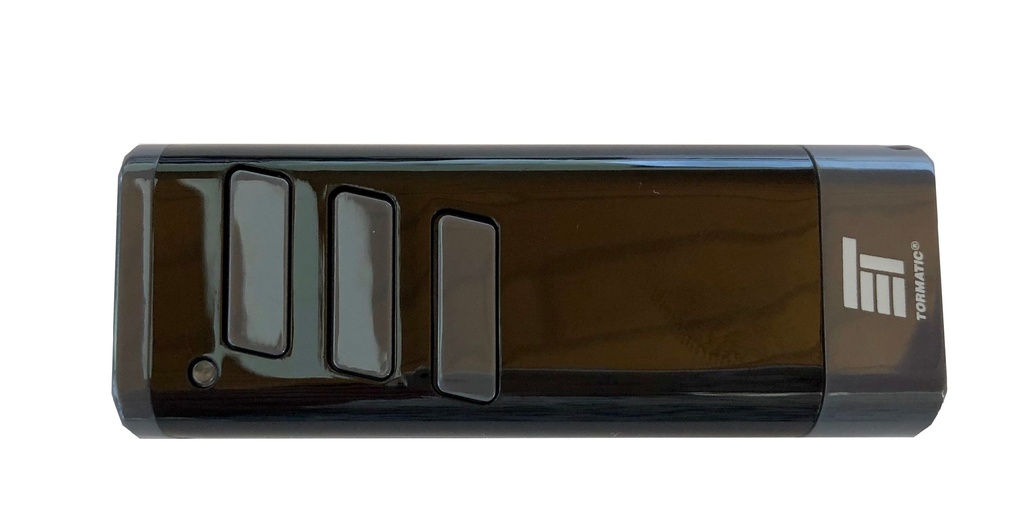 Tormatic Minihandsender BLACK 433 MHz 3 Kanal Keeloq