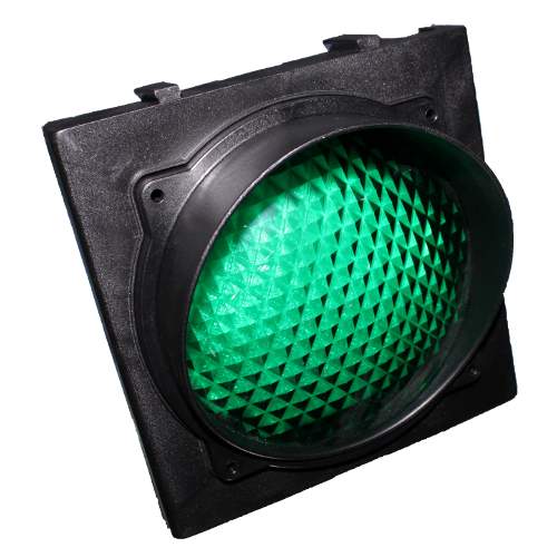 Glas für Ampel Grün