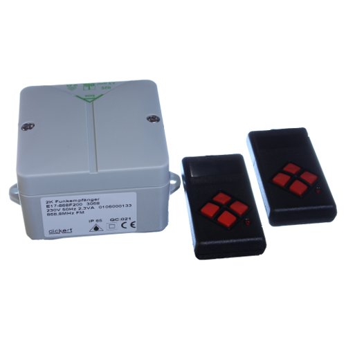 [SET1-40A] SET  2-Kanal Funkempfänger ink. 2 Handsender 40,685 MHz AM