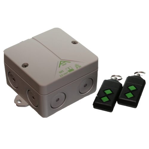 [SET-DI1.86A-2M] SET  2-Kanal Funkempfänger 230V inkl. 2 Mini Handsender 868 MHz AM