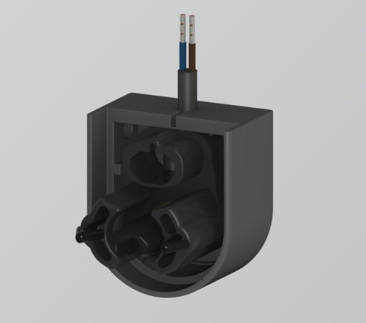 Endkappe mit 1m Leitung - für Kontaktprofil 25 30 Sentir Edge (3cm )